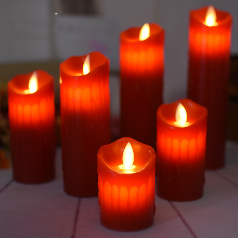 Red LED candle lamp electronic(VY04-019)