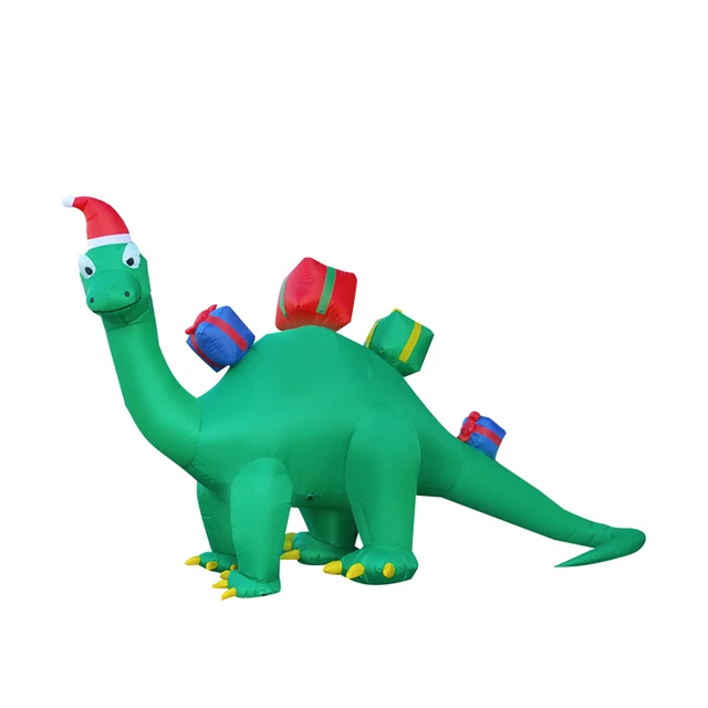 Led light outdoor inflatable dinosaur christmas decorations（VY-Y002）