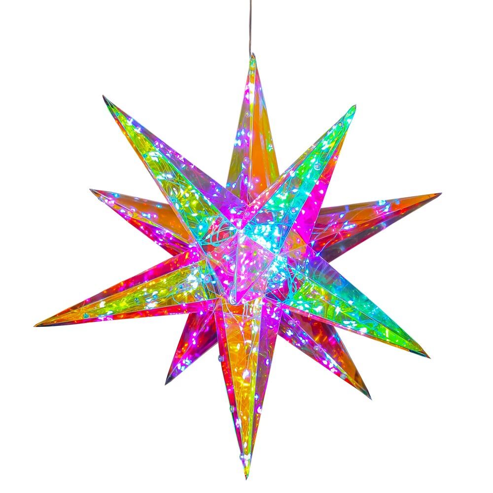 3d Led Holographic Exploding Star Night Light(VY-F023)