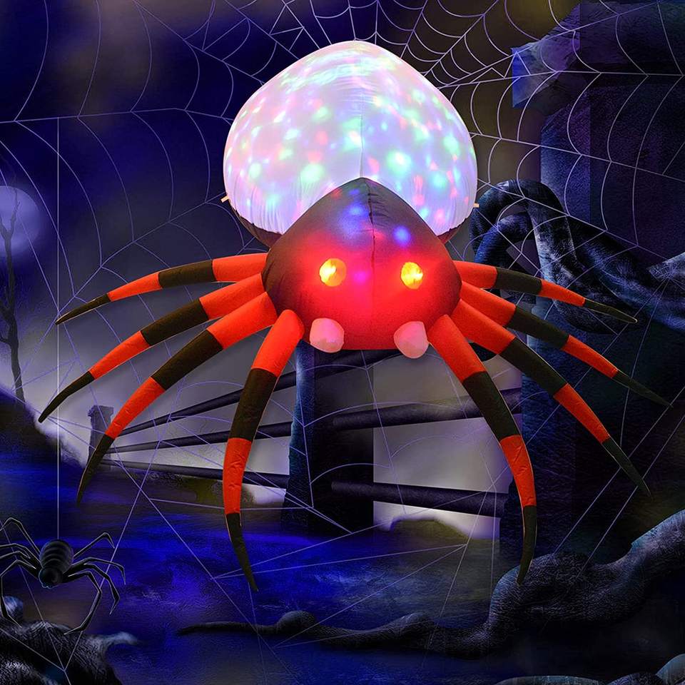 LEDs inflatable Halloween spider(VY11-003)