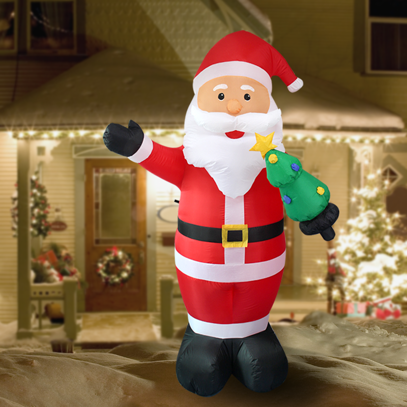 Christmas Decoration LED Lights Inflatable Santa Claus(VY-Y013)