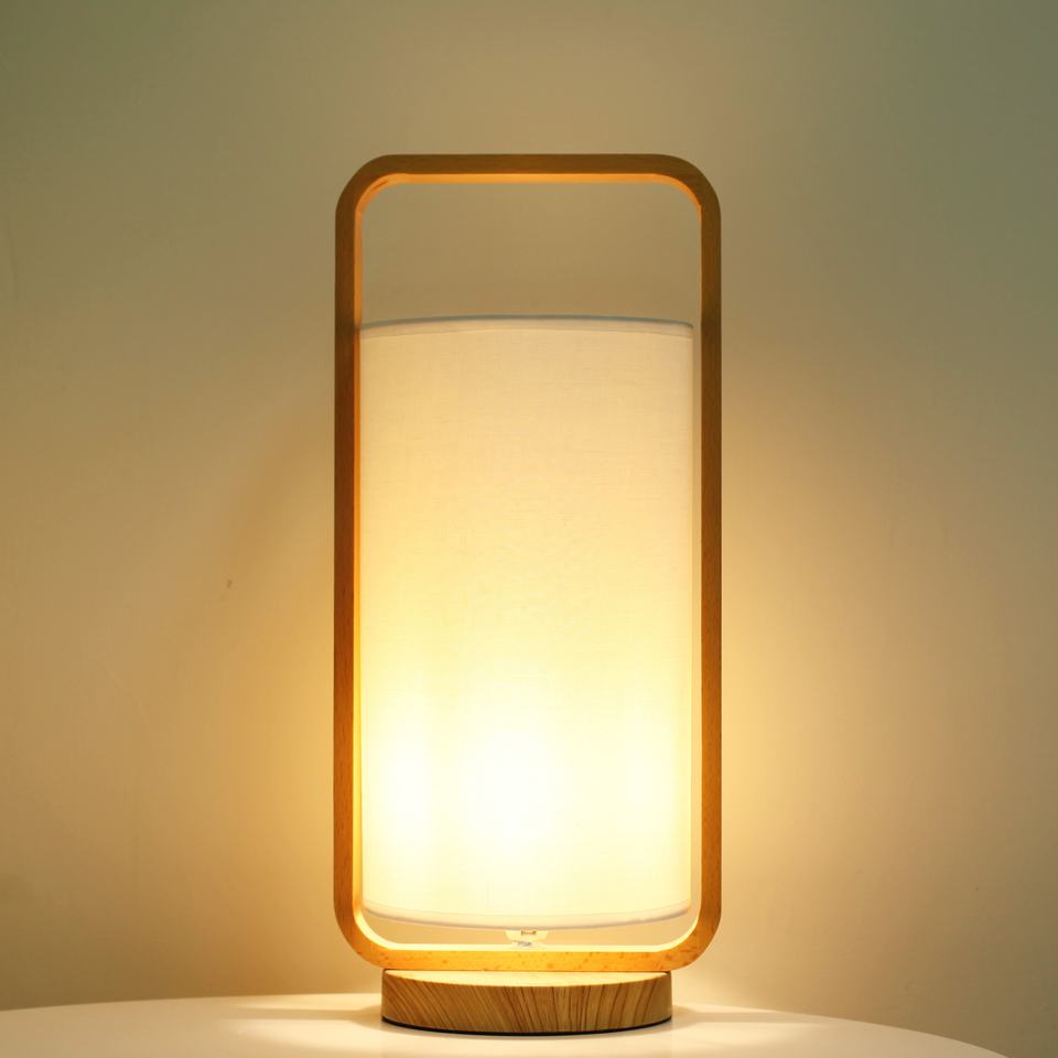 Table light with wood base(VY02-026)