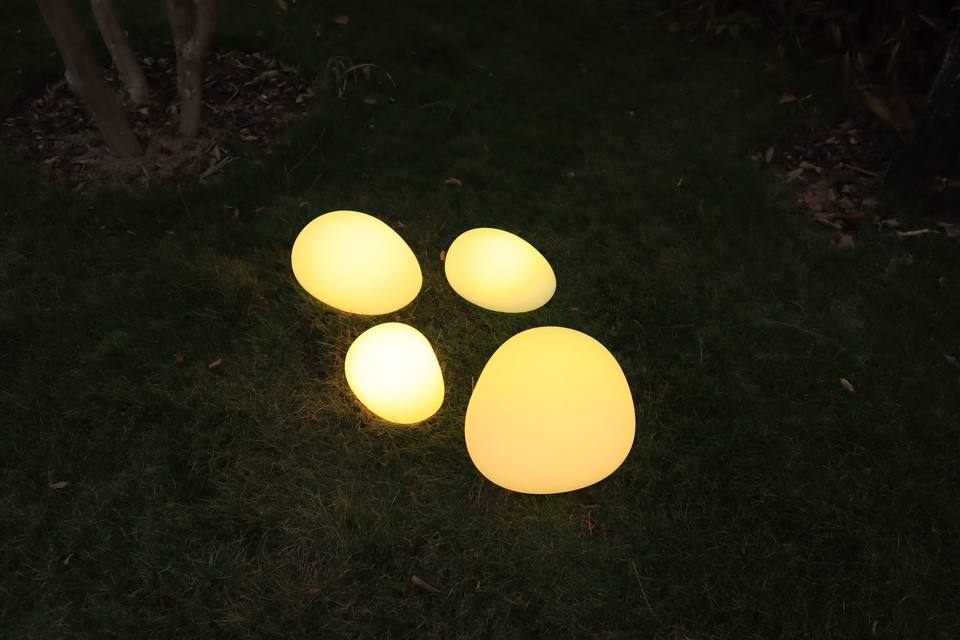 LED Outdoor Garden Decoration Solar Cobblestone lights(VY05-002）