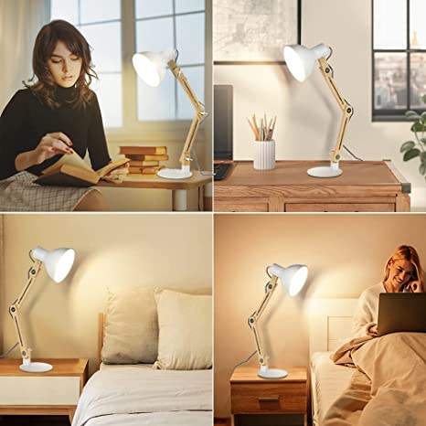 Craft Wood Lamp Classic Adjustable Reading Light（VY02-010）