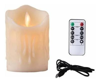 Battery-powered scintillator Led True wax Flameless Christmas candle Light(VY04-004)