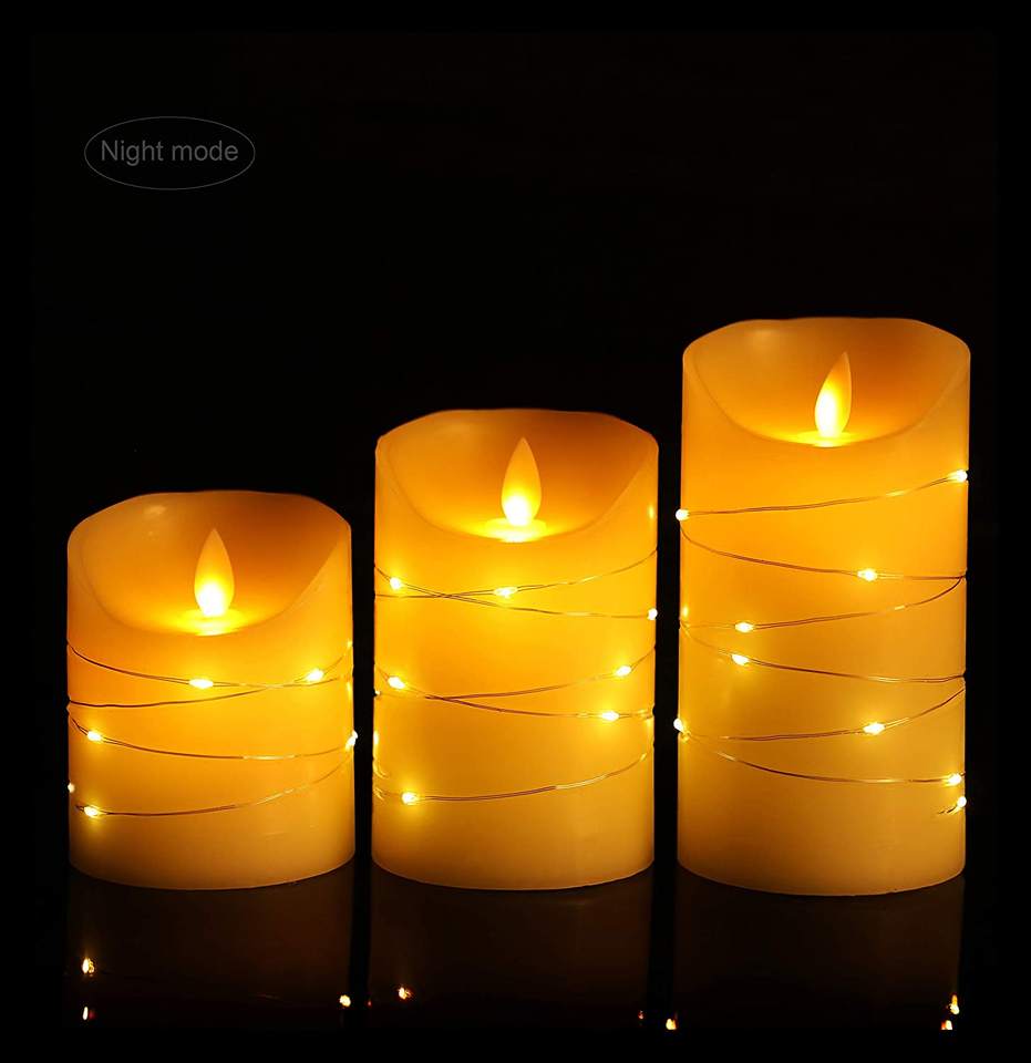 Flameless Led Candles Battery Powered Led Tea Lights Warm White(VY04-006)