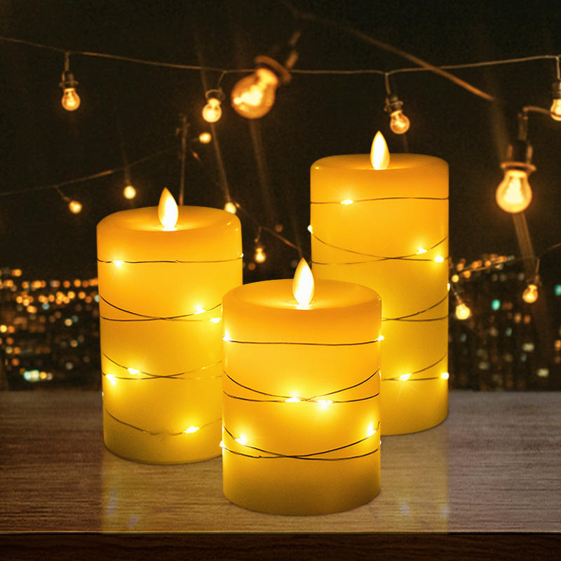 Flameless Led Candles Battery Powered Led Tea Lights Warm White(VY04-006)