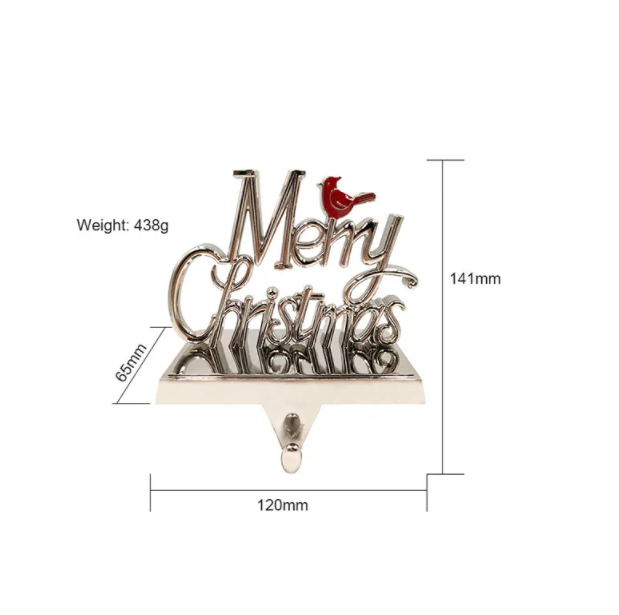 Stocking Holder With We Wish You Merry Christmas(VY09-006)