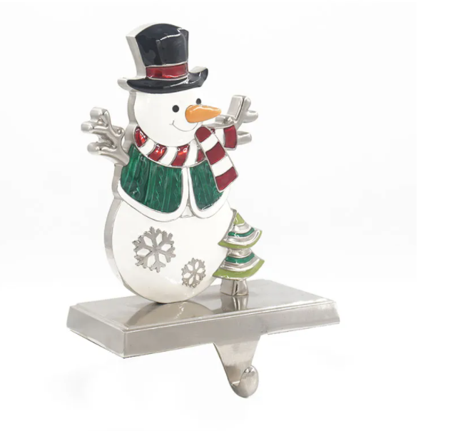 China Private Label Christmas Decoration Snowman Stocking Holder Christmas Ornaments(VY09-009)