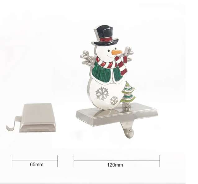 China Private Label Christmas Decoration Snowman Stocking Holder Christmas Ornaments(VY09-009)