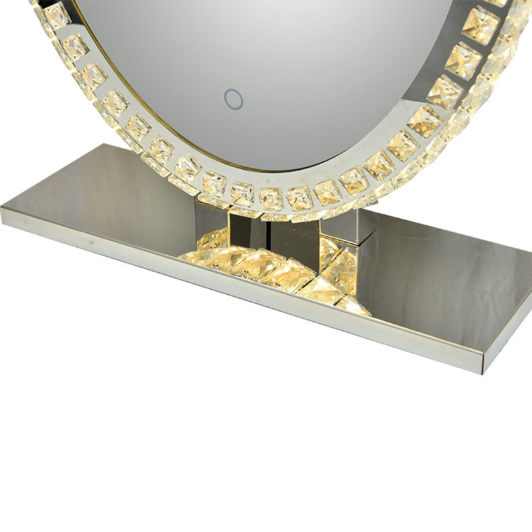 Crystal Makeup Cosmetic Led Mirror Table Vanity Mirror（VY16-006）