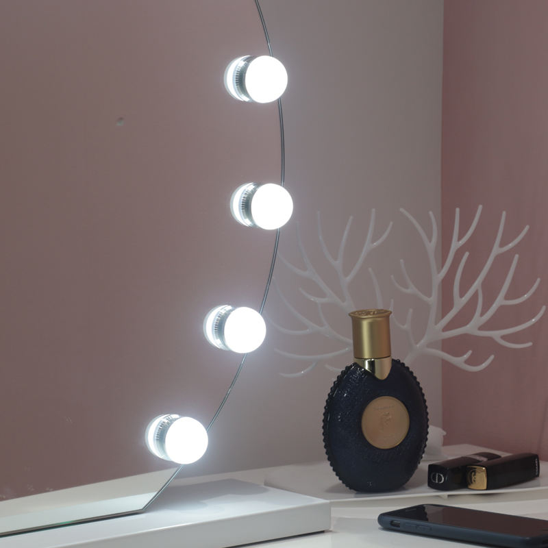 G35 type bulb makeup mirror round hollywood style vanity mirror lights（VY16-001）