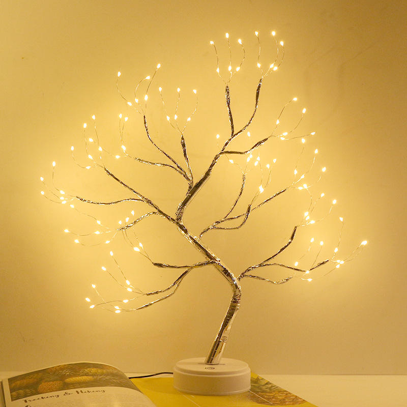 Tree Light with 108 LED Copper Wire String Lights Battery/USB Operated（VY18-002）