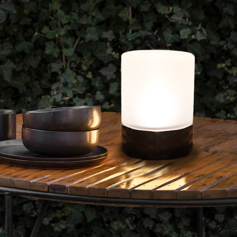 Solar Glass Table Light in ''Rattan Style''(VY06-031)-Solar Lamp ...